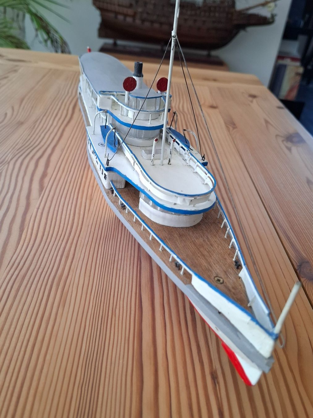 Kit di modellismo & Modellini statici: Raddampfer Dampfschiff Stadt Zürich StandmodellSchiffsmodell – Usato da Chabrey venduto da fluvius 3