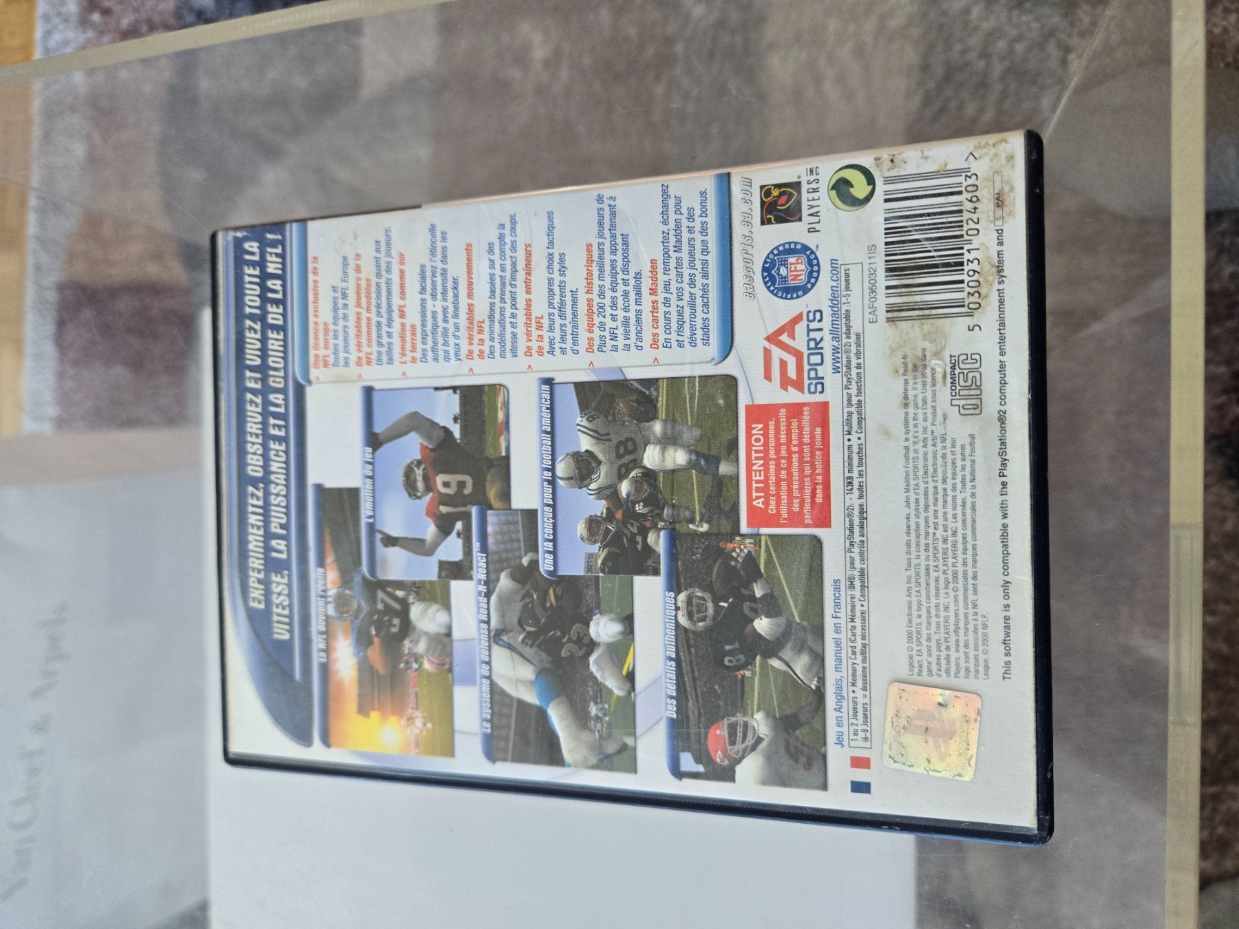 Spiele: Madden 2001 PS2 – Gebraucht aus Bussigny von Kfdlt 2