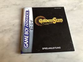 ANLEITUNG GOLDEN SUN FÜR GAMEBOY ADVANCE