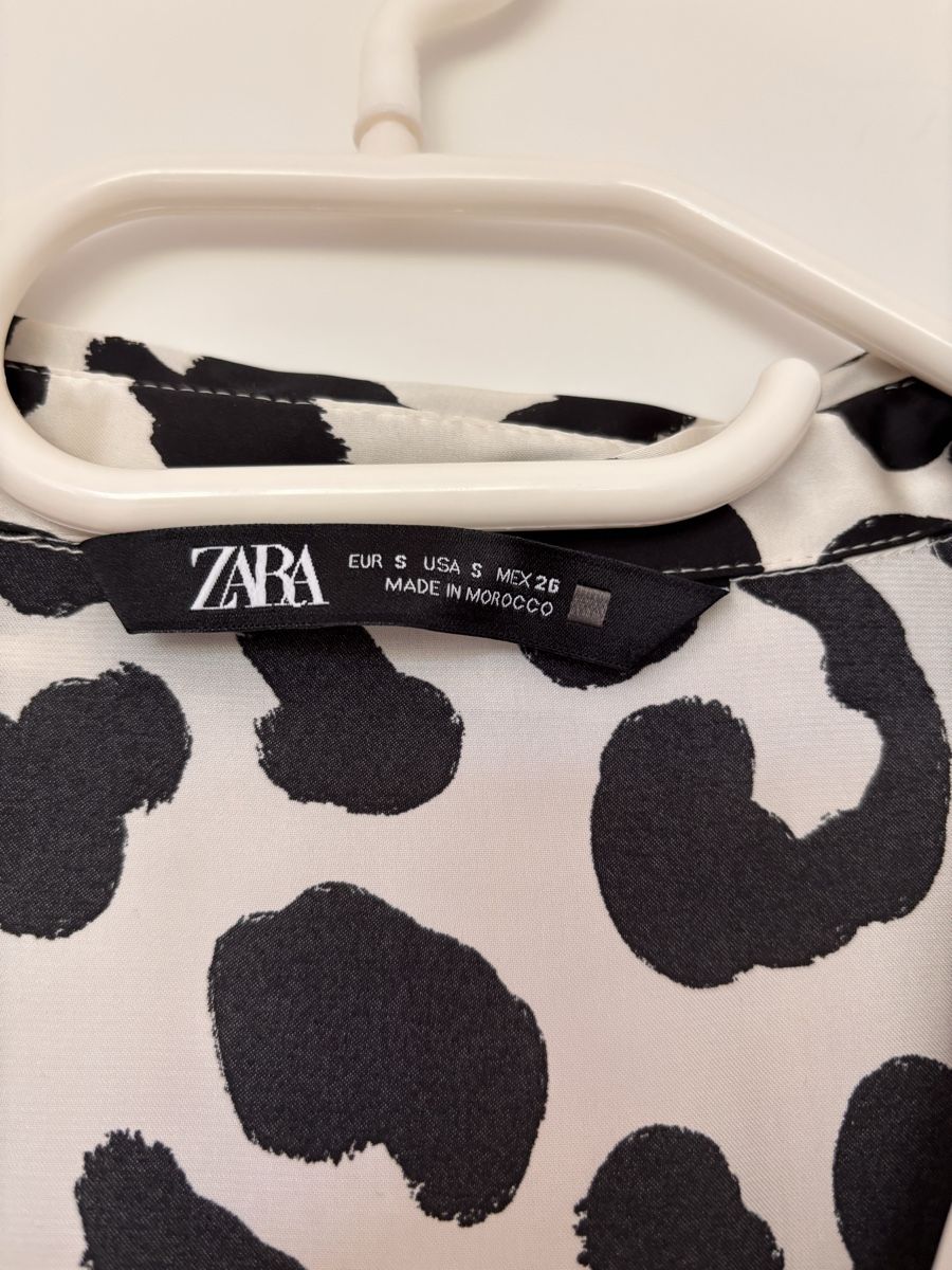 Zara Camicette: ZARA Hemd Gr. S Leo Print – Usato da Jona venduto da ardnas04 1