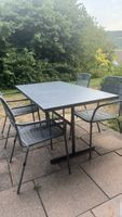 Gartentisch mit 4 Stühlen Schaffner Metall guter Zustand