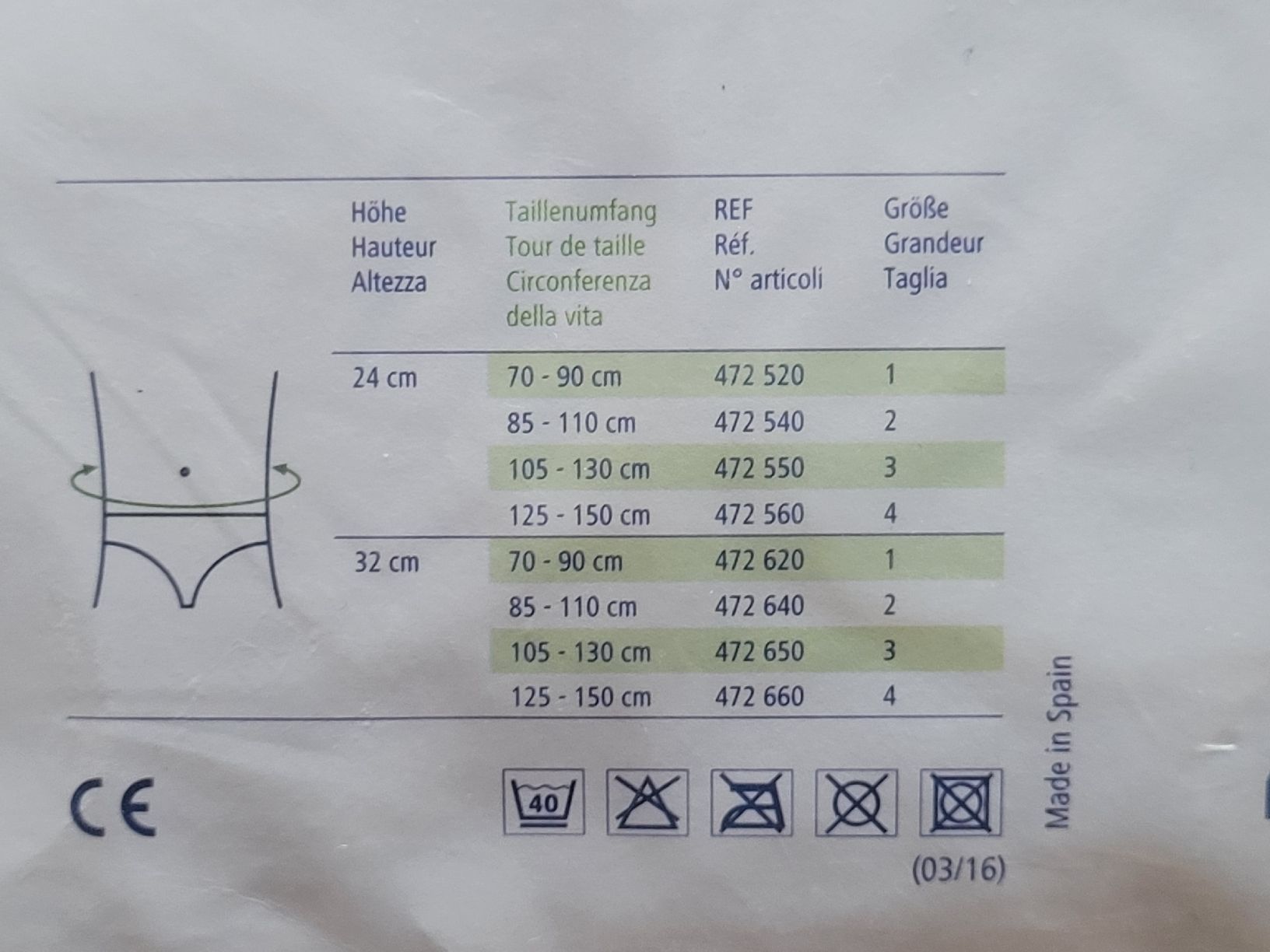Gürtel: Rhena Bauchbandage, Bauchgurt, Gr. 2 – Neu und originalverpackt aus Zürich von Engiadinabassa 4