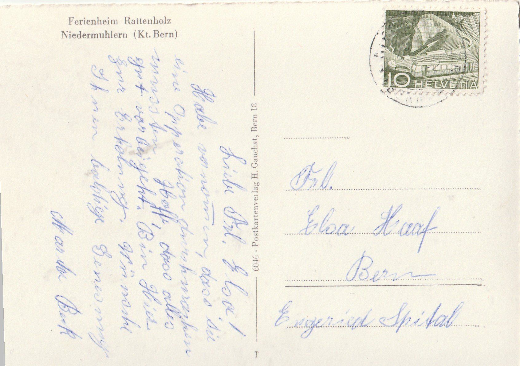 Cartoline postali: Ferienhaus Niedermuhlen bern – Usato da Lumbrein venduto da made02 1
