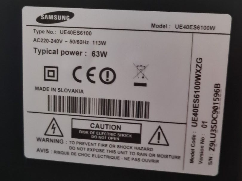 Samsung Televisori: Smart TV Samsung 40 pouces – Usato da Genève venduto da chr_bb96 1