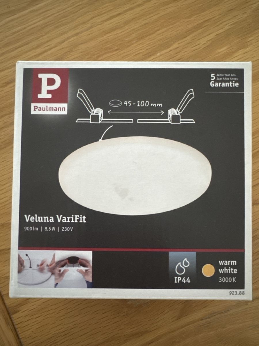 Paulmann Kronleuchter & Deckenlampen: Paulmann Veluna VariFit LED Ceiling Light 45-100mm – Neu (gemäss Beschreibung) aus Dübendorf von ClaraS.