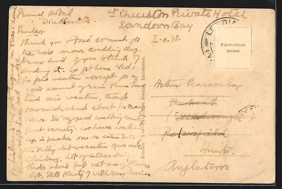 Cartes postales: AK Diablerets, Grand Hotel – D'occasion à Berlin par bartko-reher 1