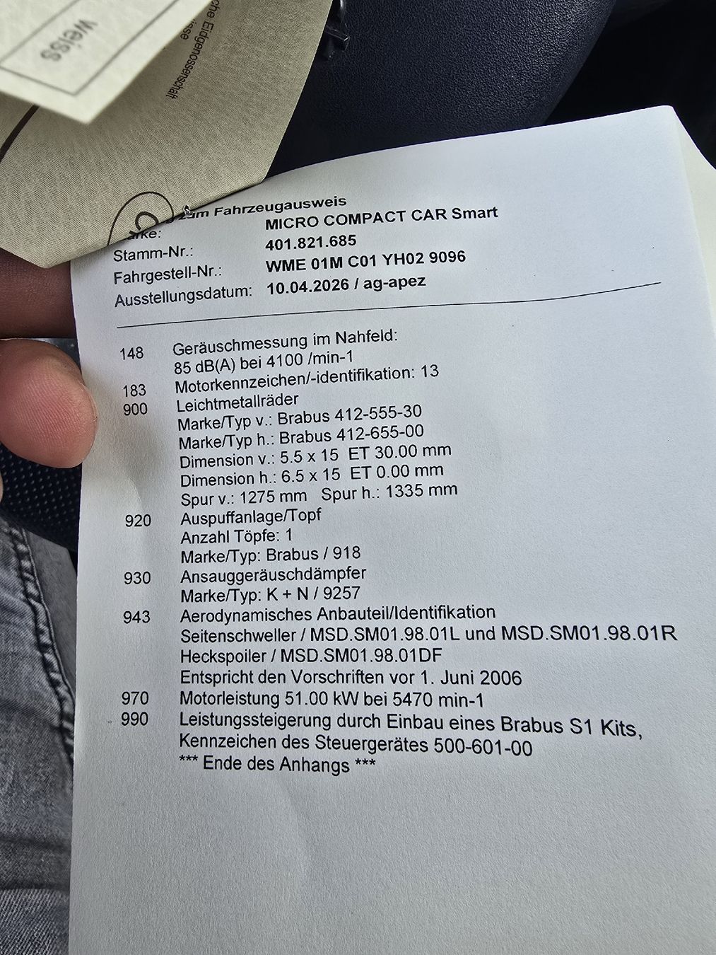 Smart Automobili: Smart sondermodell Brabus – Usato da Oftringen venduto da sweden03 8