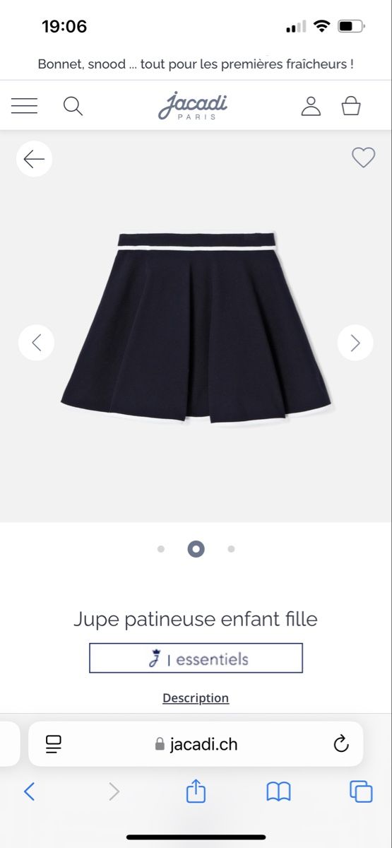 Jacadi Vestiti & Gonne: Jupe JACADI bleu marine 96 cm 3 ans – Usato da Zug venduto da ama_fgg6 5