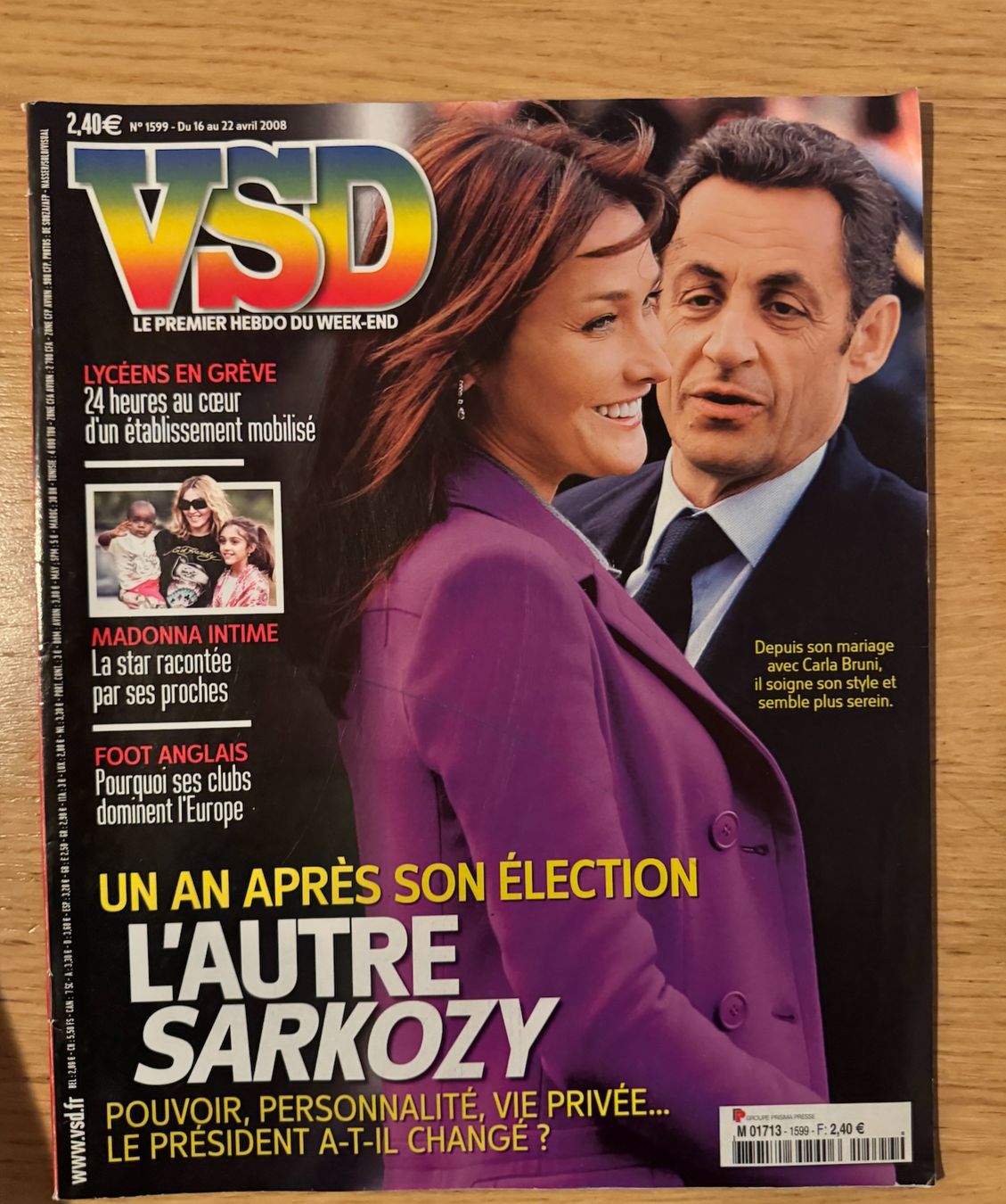 Riviste & Magazine: Madonna VSD Magazine avril 2008 – Usato da Lausanne venduto da davzic
