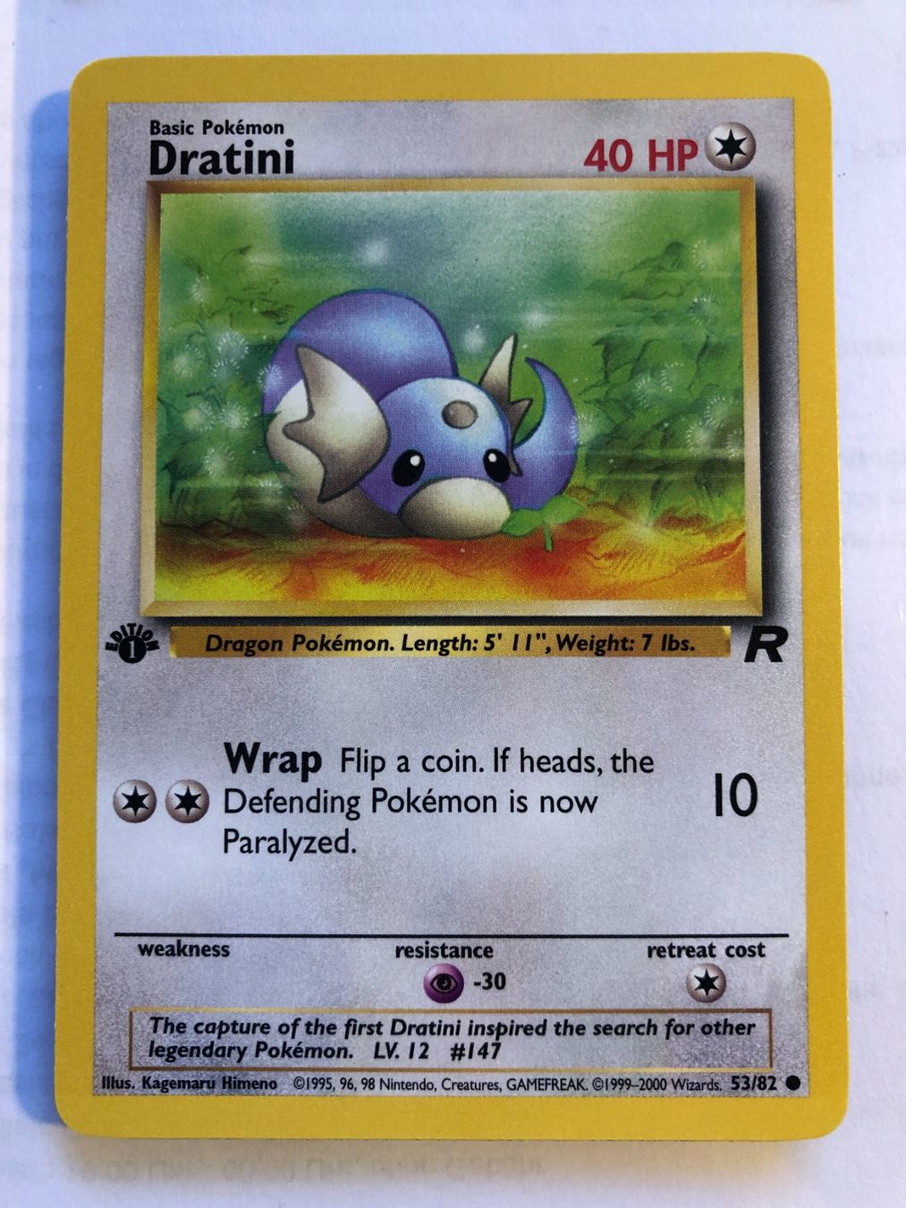 Carte collezionabili: Dratini 1st Team Rocket - MINT - ab 1.- – Usato da Giubiasco venduto da dan_pr8b
