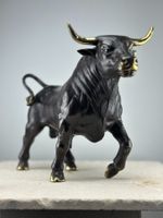 Statue Taureau en Bronze 31 cm | Sculpture Décorative
