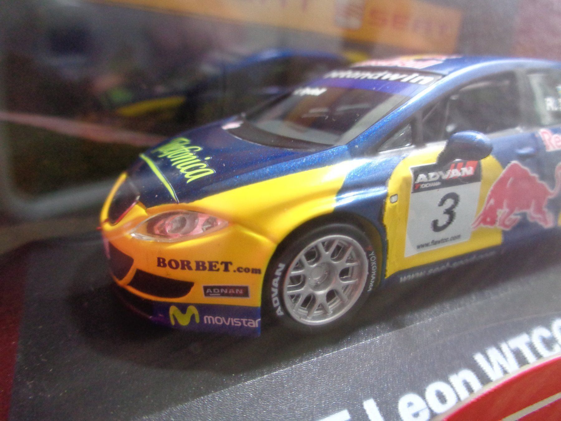 Seat Modellini d'auto: 1:43 Fischer Seat Leon WTCC – Nuovo e nell'imballaggio originale da Reconvilier venduto da rallycar 1