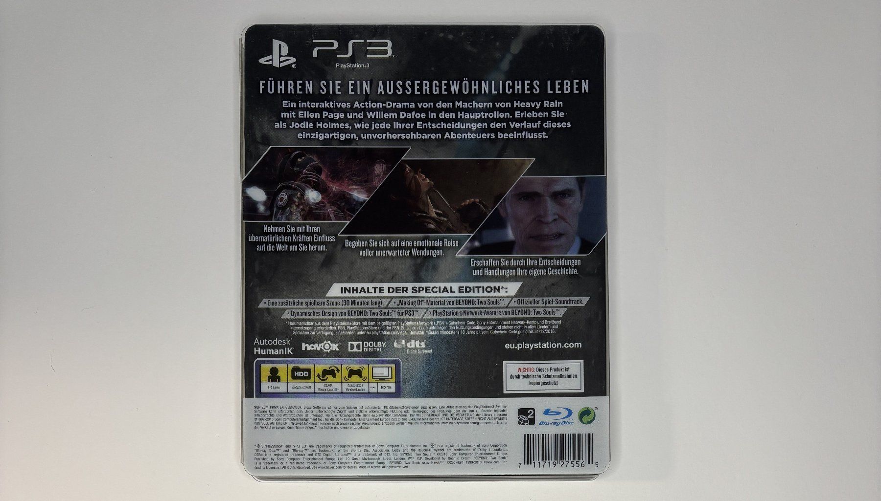 Giochi: PS3 - Beyond: Two Souls - Special Steelbook Edition – Usato da Allschwil venduto da Bullach 1