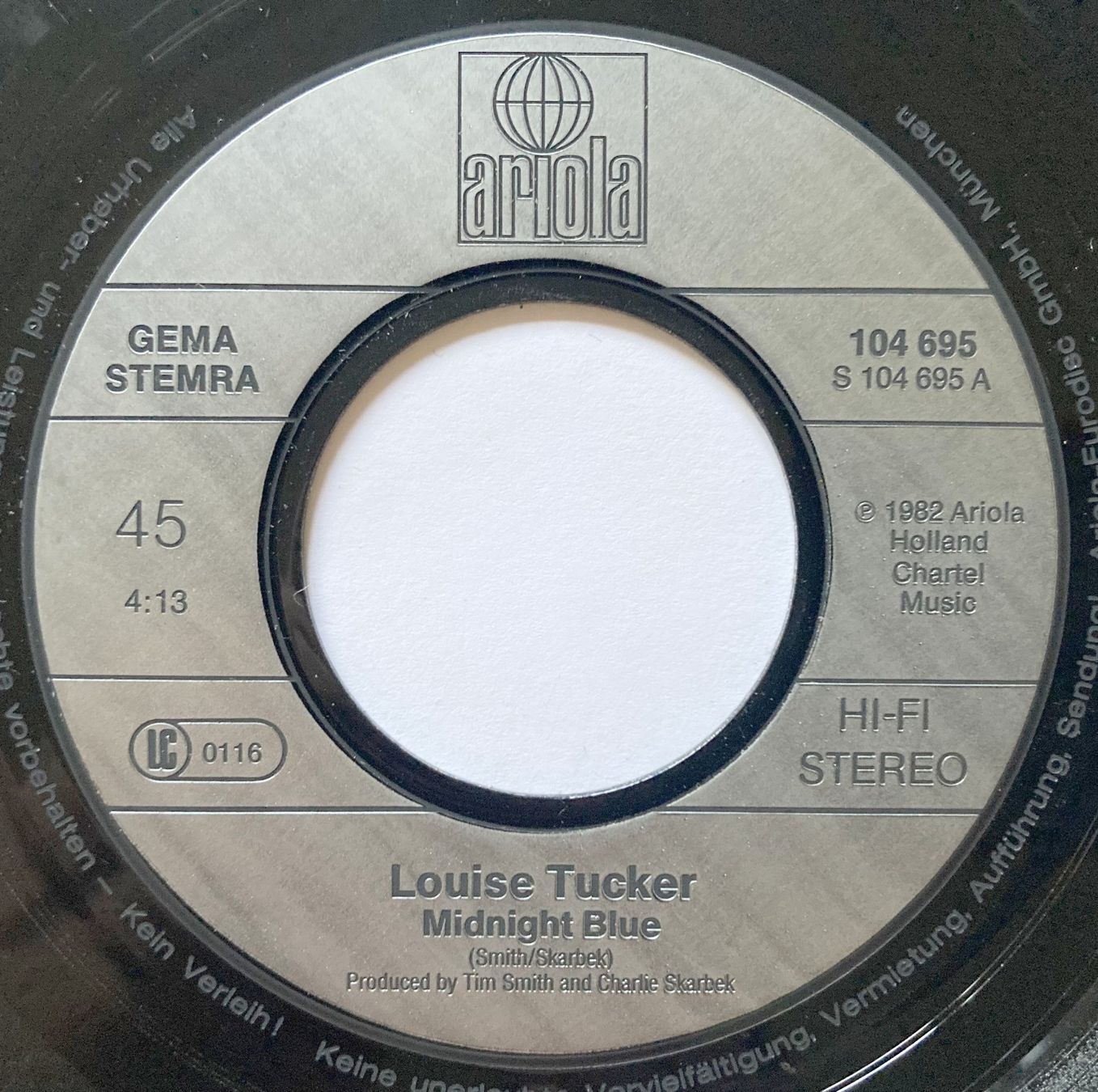 Schallplatten: LOUISE TUCKER - MIDNIGHT BLUE – Gebraucht aus Bottens von hotter-than-hell 2