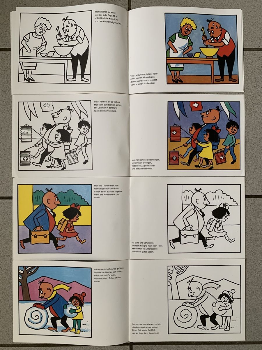 Libri: Kindermalbücher Papa Moll, NEU – Nuovo (secondo la descrizione) da Egg b. Zürich venduto da ohtannenbaum 2
