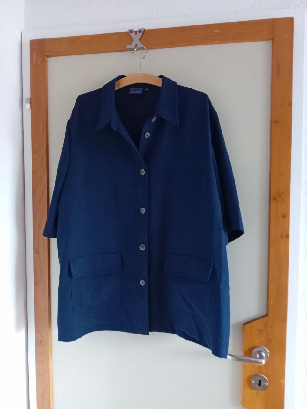 Jacken: Jacke /Bluse, dunkel-dunkelblau, Gr. 48 – Gebraucht aus Witterswil von hele04