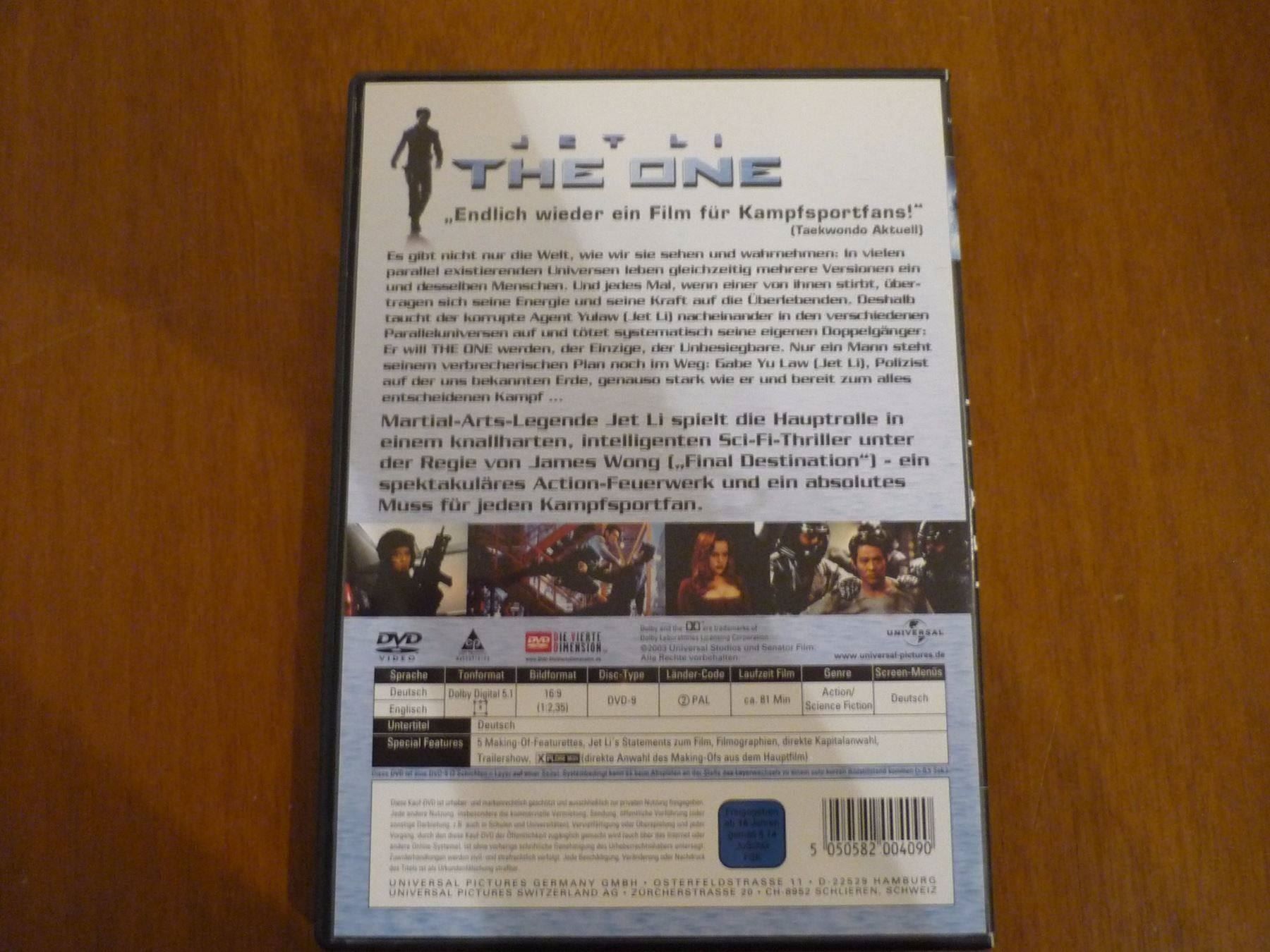 Alle DVDs: The One – Gebraucht aus Erstfeld von Mario_boe0 2