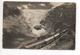 GLETSCH Furkabahn mit Rhonegletscher