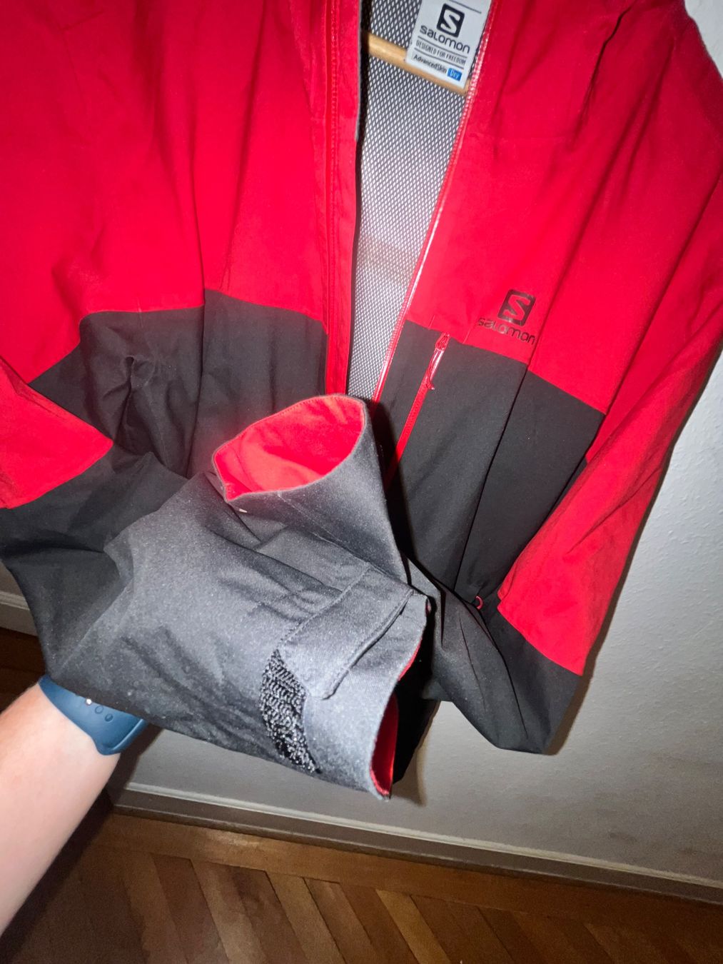 Salomon Giacche: Salomon red/black men's rain jacket - L – Usato da Genève venduto da dmt_y25y 4