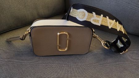 Marc Jacobs Umhängetasche Snapshot braun beige