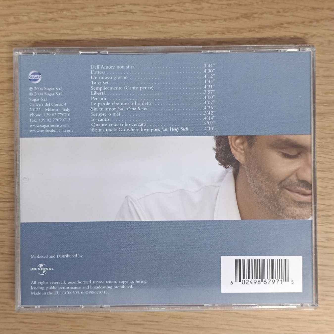 CD: Andrea Bocelli - Andrea CD  F4 – Usato da Sessa venduto da fraenklishop 1