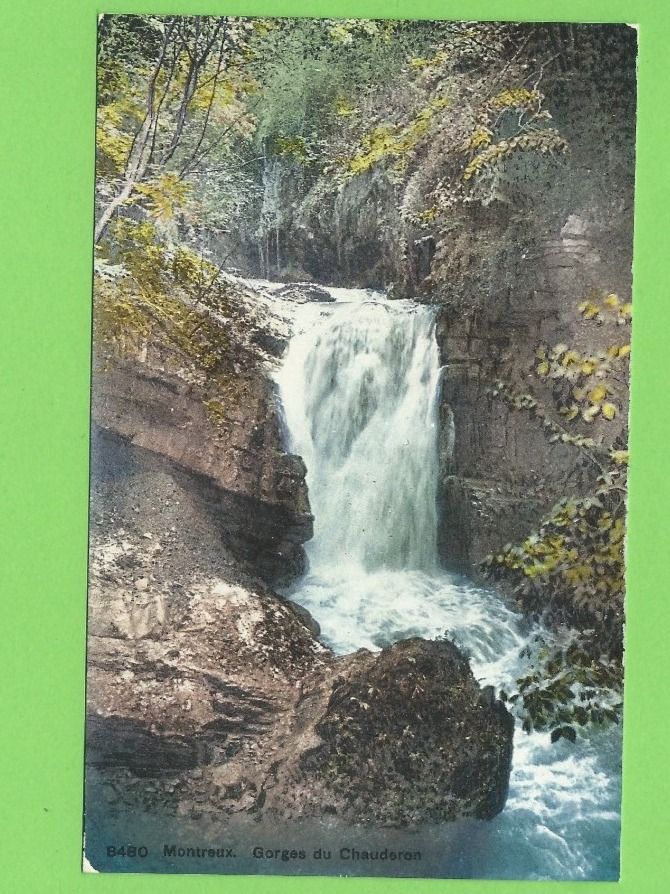 Cartoline postali: Montreux, Gorges du Chauderon – Usato da Zürich venduto da t24_de