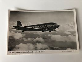 KLM Ansichtskarte DC-2 - sehr sauber