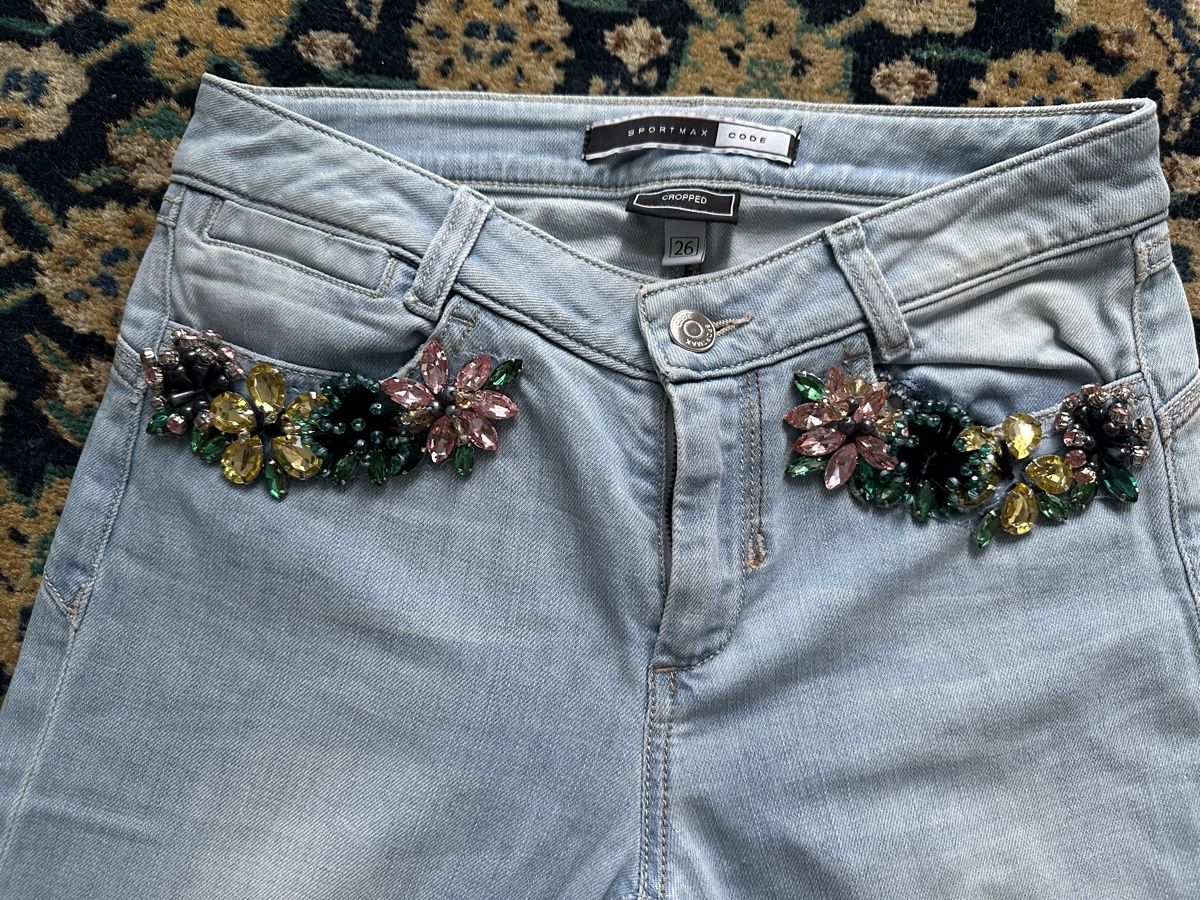 Jeans: Sportmax code cropped Jeans,26 – Gebraucht aus Evilard von Cristal111 1