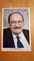 Umberto Eco, Original Autogramm auf Grossfoto in Farbe