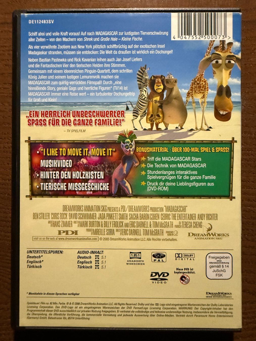 Alle DVDs: Madagascar – Gebraucht aus Zürich von FilmFreunde 1