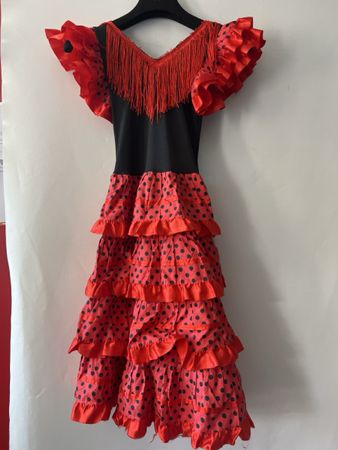 Mädchen Spanisches Kostüm 9/10J