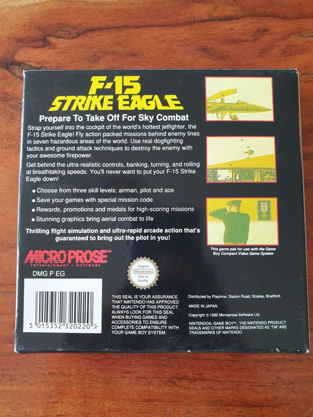 Spiele: F-15 Strike Eagle OVP / Gameboy – Gebraucht aus Rain von LomLpia 1