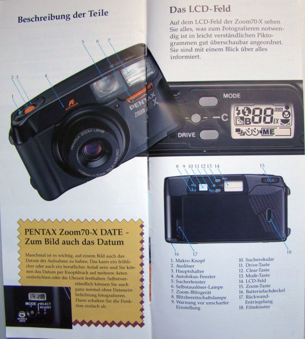 Pentax Kamera: PENTAX Zoom – Gebraucht aus Reinach AG von Starwalker 1