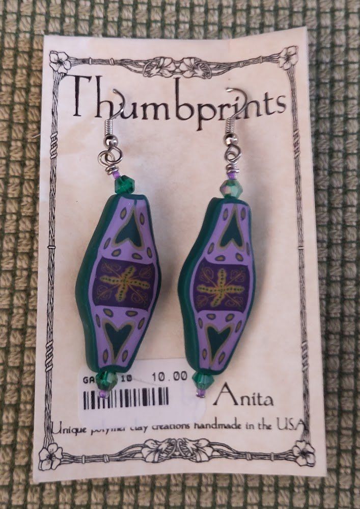 Boucles d'oreille: Schöne Ohrringe aus Polymer Clay, neu – Neuf avec emballage d'origine à Lugano par kat_lm5b 1