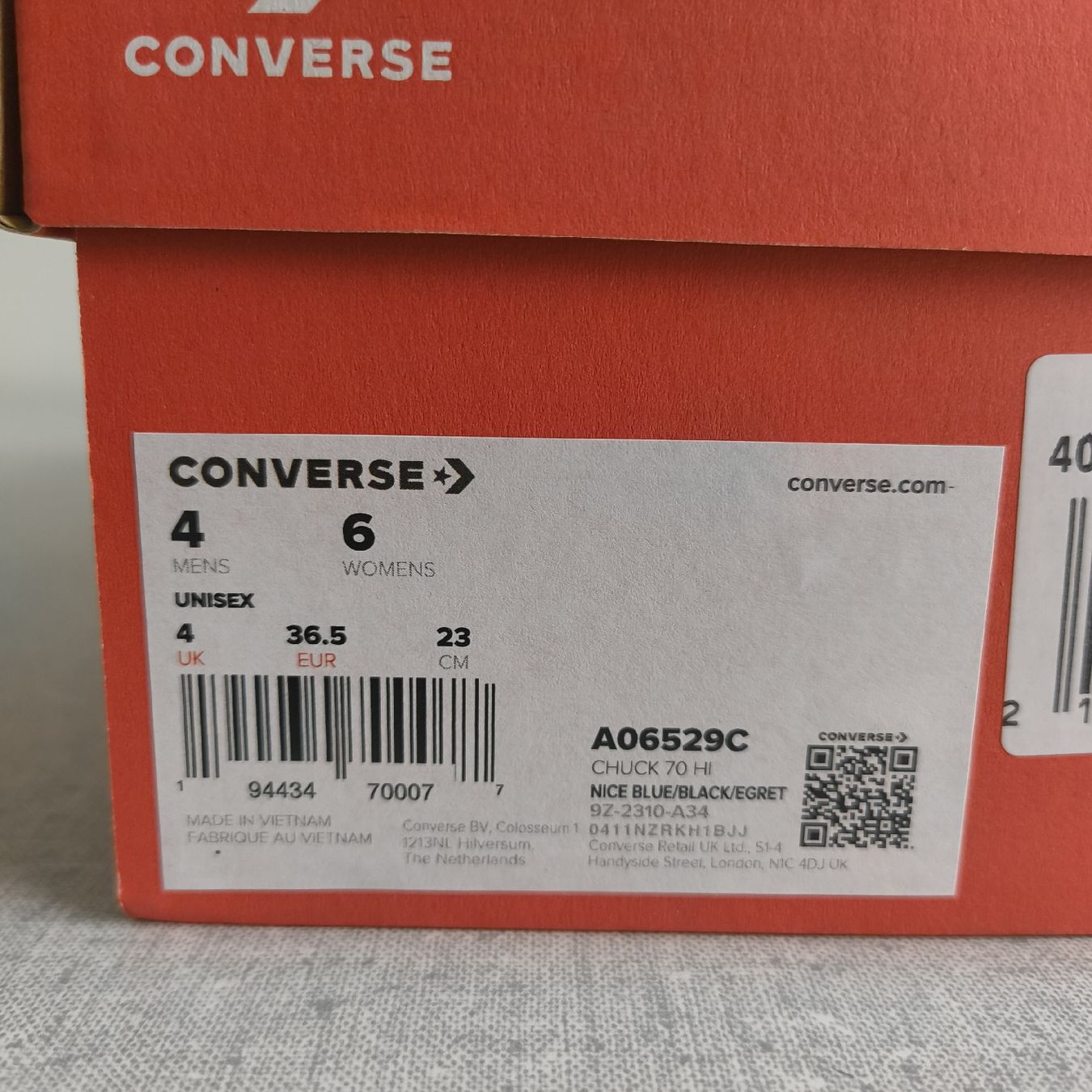 Converse Scarpe da donna: Converse Chuck 70 Hi, Blau, Gr. 36.5 – Nuovo e nell'imballaggio originale da Uitikon Waldegg venduto da PJLS1 4