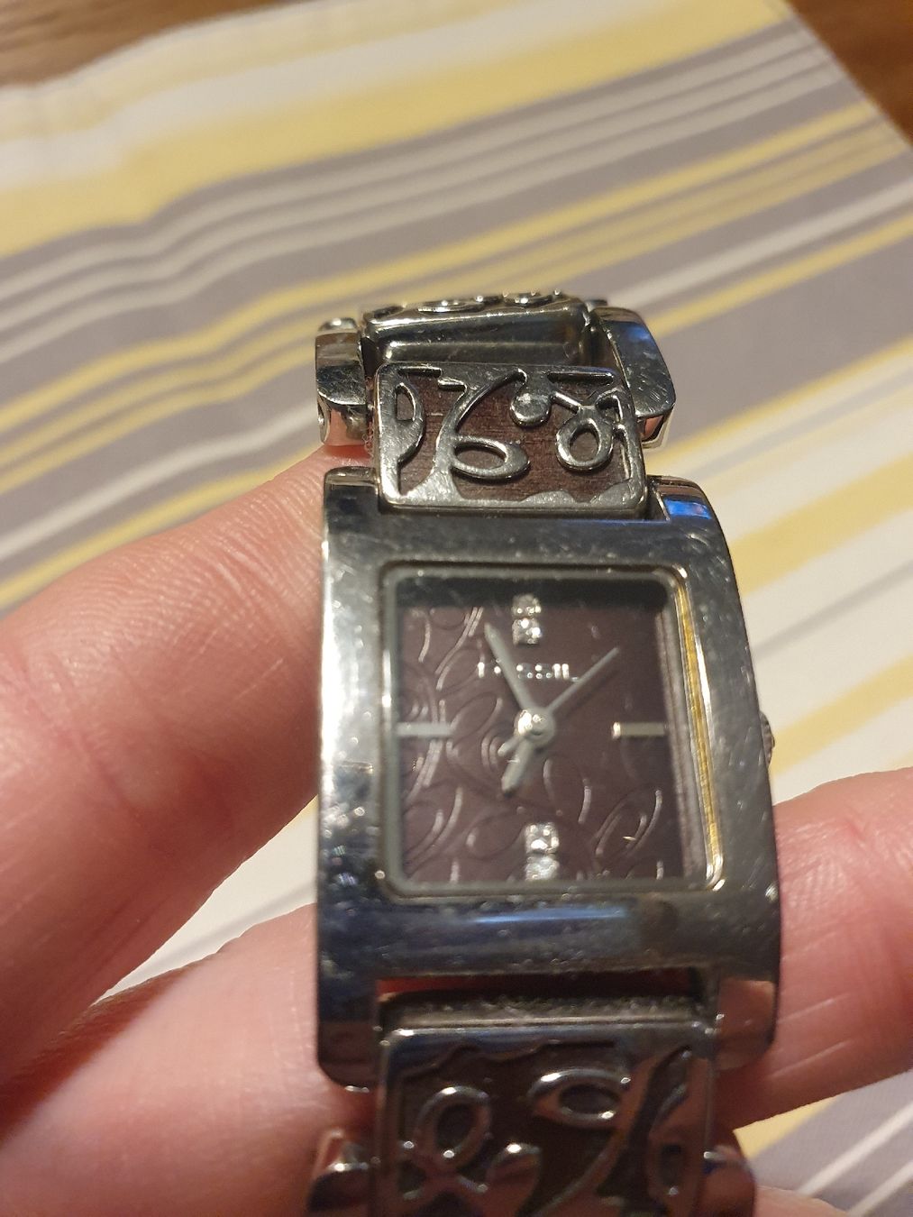 Fossil Orologi: Fossil Damen Armbanduhr dunkelbraun – Usato da Bottmingen venduto da mbrunetti1 4