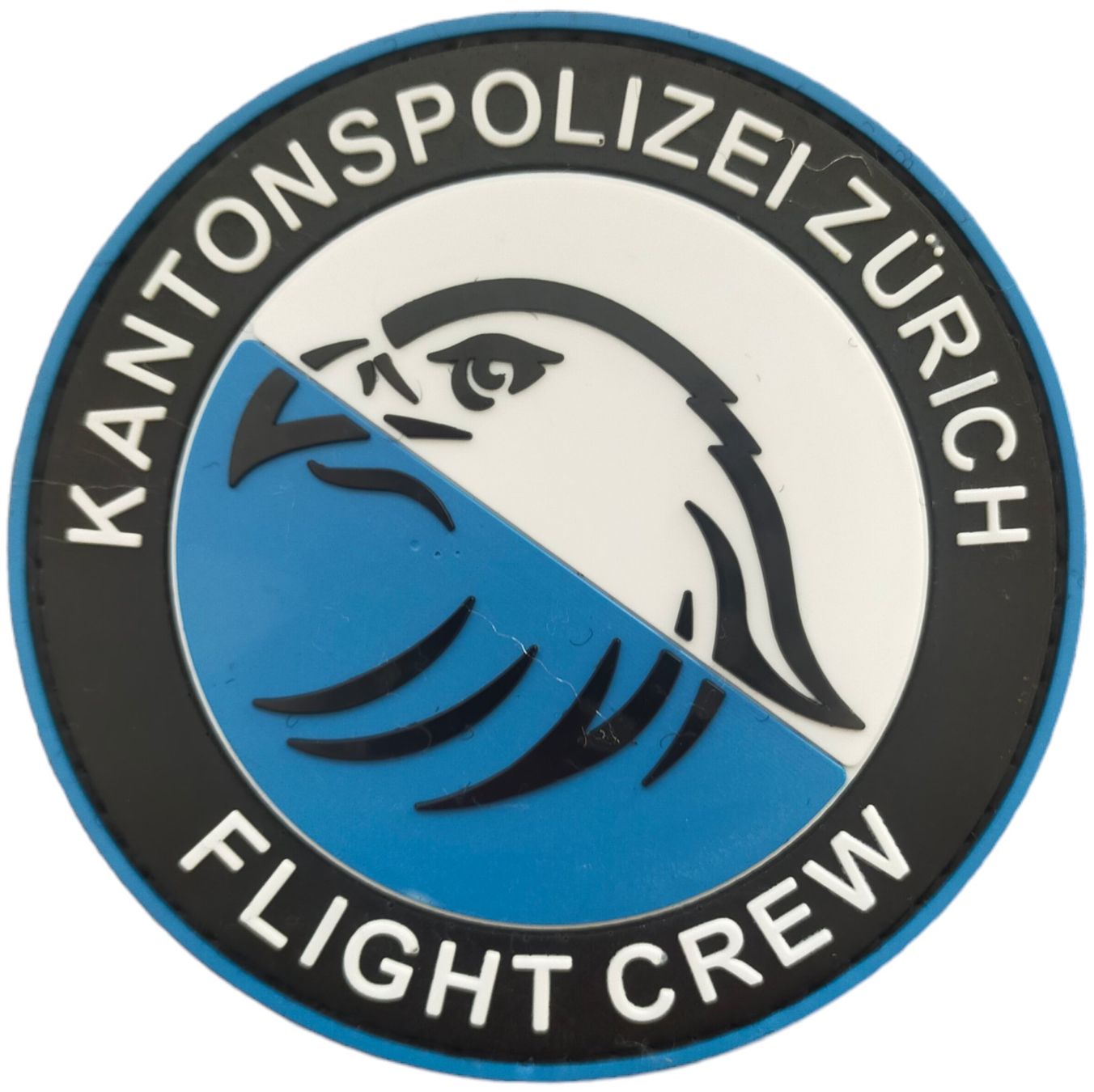 Swiss Plaketten & Abzeichen: KaPo Zürich Flight Crew Patch Polizei mit Klett. – Neu und originalverpackt aus Emmenbrücke von F.ingl-1947