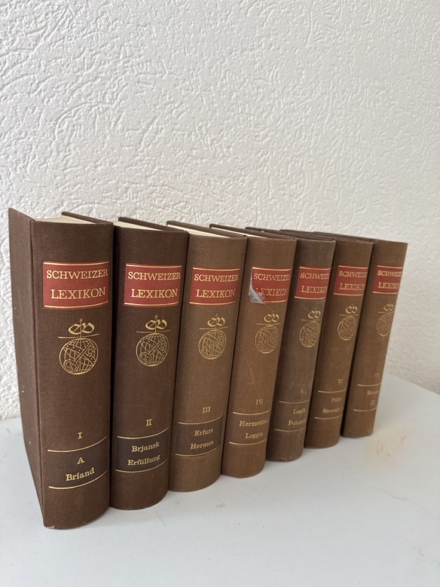 Bücher: Schweizer Lexikon, 7 Bände Anitquit gebraucht – Gebraucht aus St. Gallen von Dani.0.0.1 1