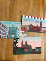 3xFrühstücks/oder Rüstbrett mit Motiven aus Basel