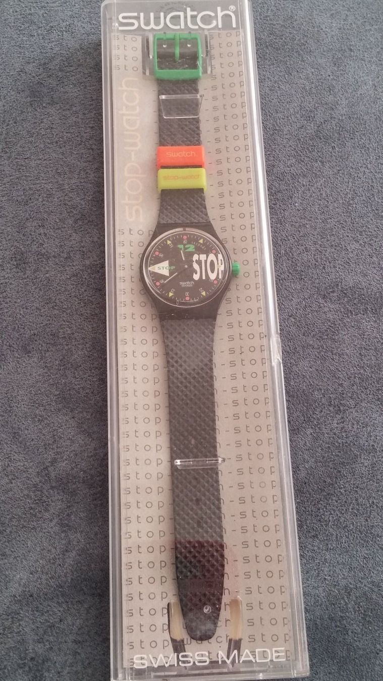 Swatch Orologi: Swatch stop-watch Nightshift Sammleruhr – Nuovo (secondo la descrizione) da Zürich venduto da sendbad 3