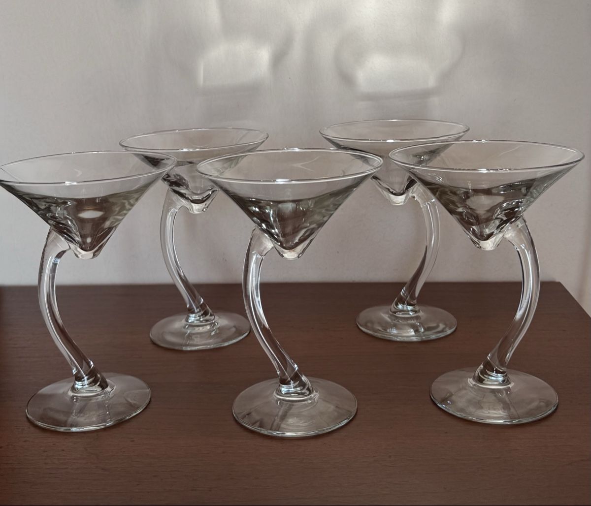Martini Bicchieri: 5 Martini Gläser Libbey Bravura – Nuovo (secondo la descrizione) da Balsthal venduto da Narulya 1