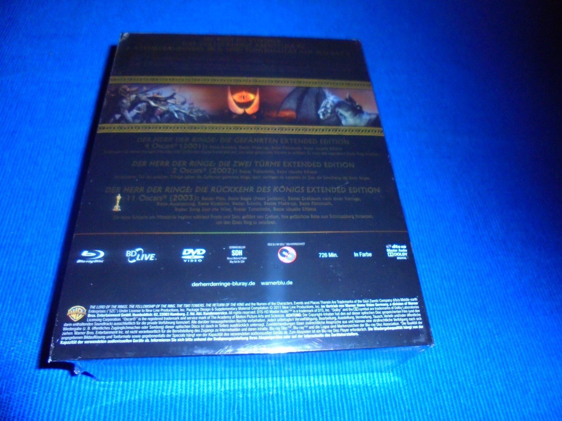 Alle DVDs: HERR der RINGE Extended Edition / MEGA RAR ! blu-ray – Neu und originalverpackt aus Wattenwil von Firebird1 6