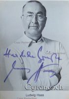 Ludwig Haas (1933-2021) Schauspieler - Autogramm