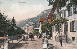 BE-Meiringen -Karte gelaufen 1907