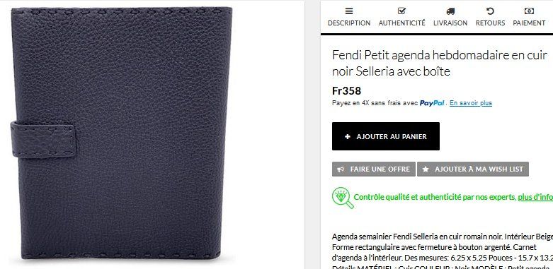 Fendi Portafogli: Fendi Agenda  / Portefeuille – Usato da Collonges venduto da arashee 9