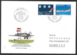 Swissair Jubiläumsflug Genf - New York 1.6.1972