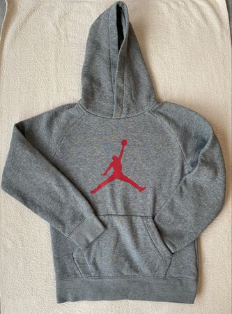 Jordan Hoodie für Jungen, Grösse M (140–152 cm) Grau