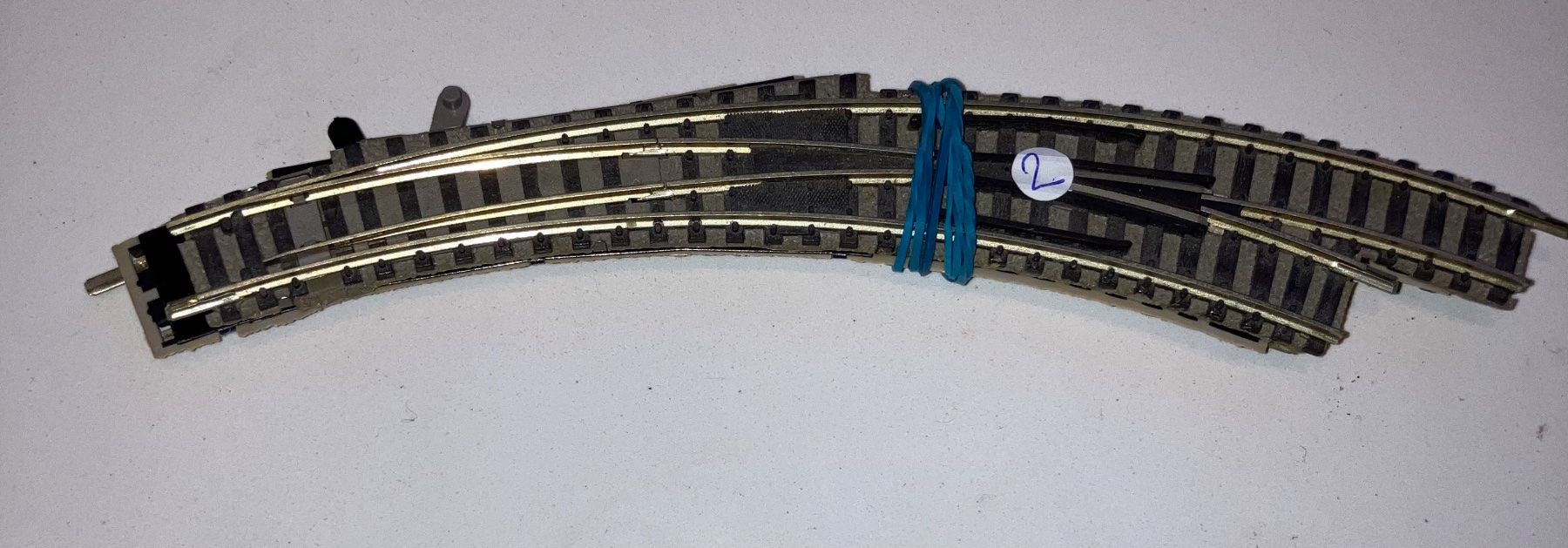 Fleischmann Modellini di ferrovie: (2) paire aiguillages courbes Fleischmann – Usato da Dompierre VD venduto da immorentes 3