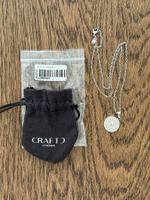 Halskette Craftd London Compass Pendant Silber