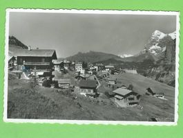 Mürren mit Eiger, Hotel Alpenruhe